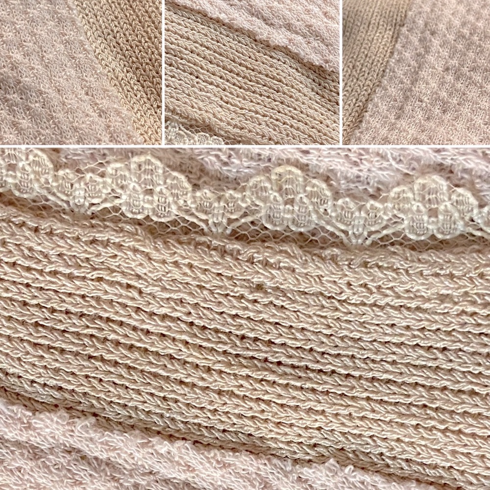 #2013 Criss Cross Waffle Knit Flowy Contrast Long Sleeve - Picture 14 of 14